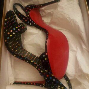 Christian Louboutin O Marylin Boum Boum Slingback Sandals